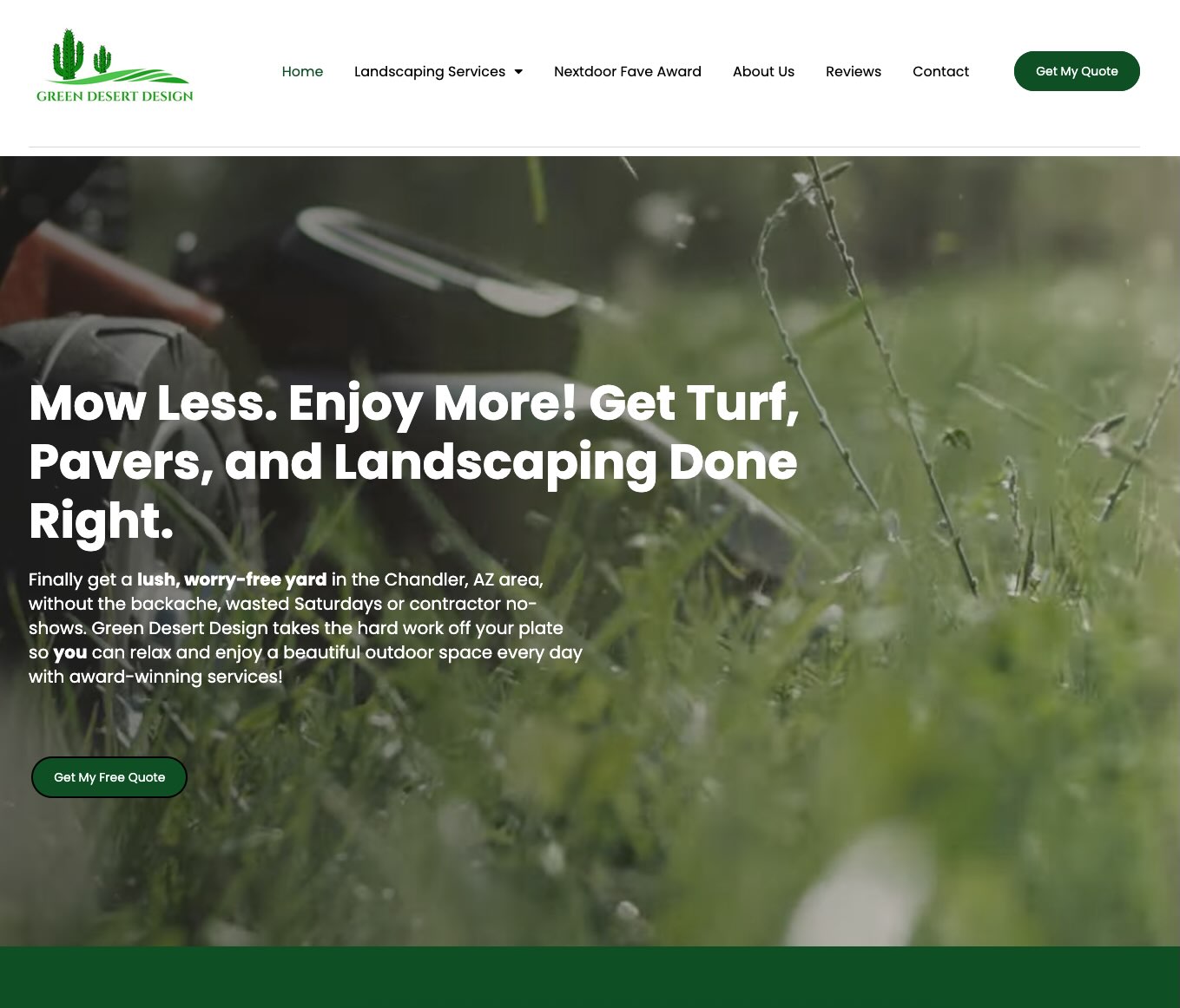 green desert design